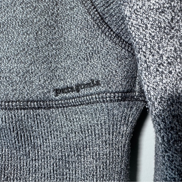 Patagonia Cloud Stack Grey Full Zip Hoodie Thumbholes Size Medium - Picture 5 of 12